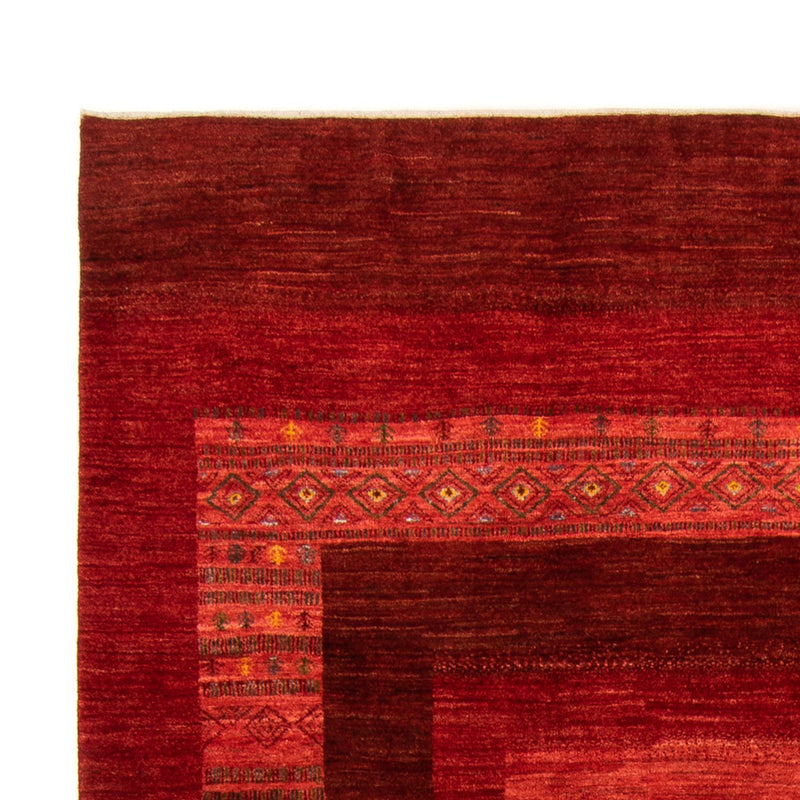 Tapis Gabbeh - Loribaft Persan - 286 x 204 cm - rouge