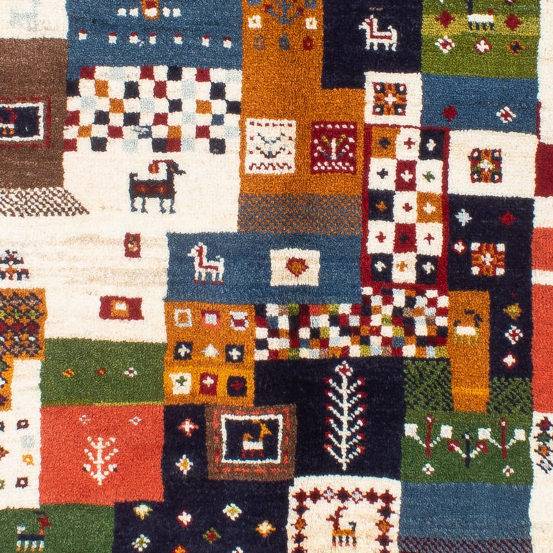 Tapis Gabbeh - Persan - 197 x 156 cm - bleu