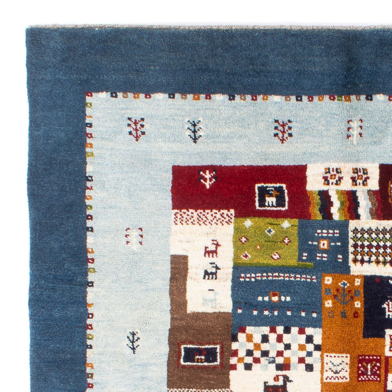 Tapis Gabbeh - Persan - 197 x 156 cm - bleu