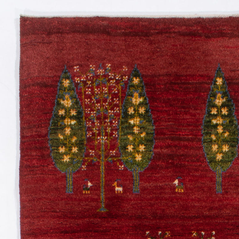 Tapis de couloir Tapis Gabbeh - Persan - 240 x 70 cm - rouge