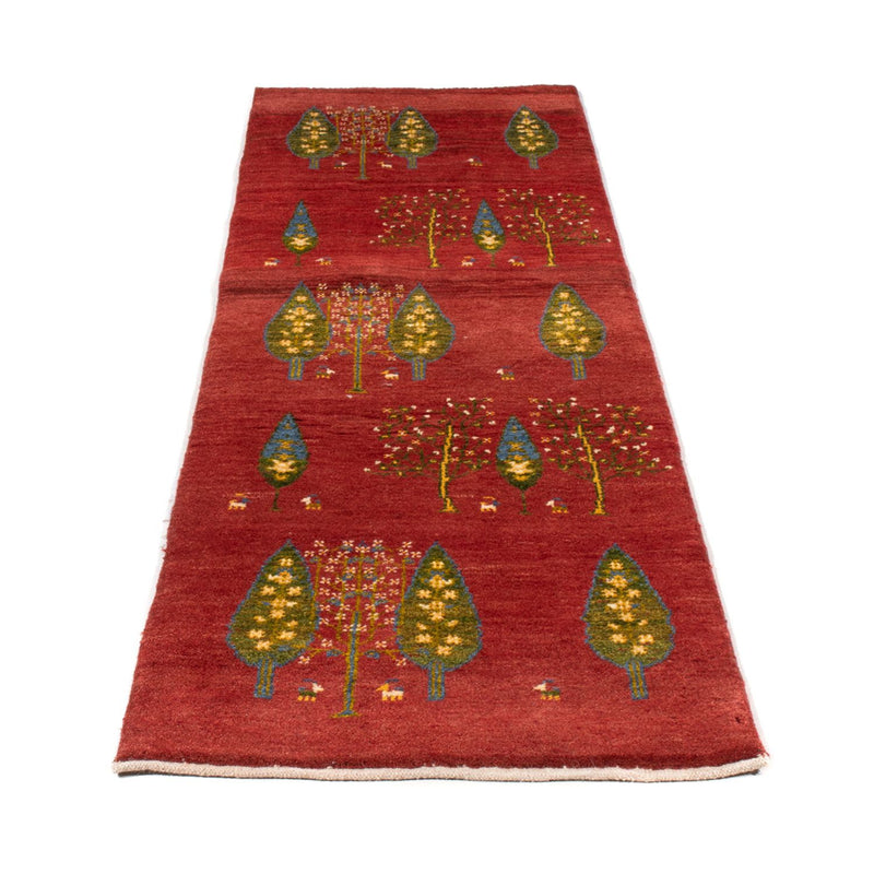 Tapis de couloir Tapis Gabbeh - Persan - 240 x 70 cm - rouge
