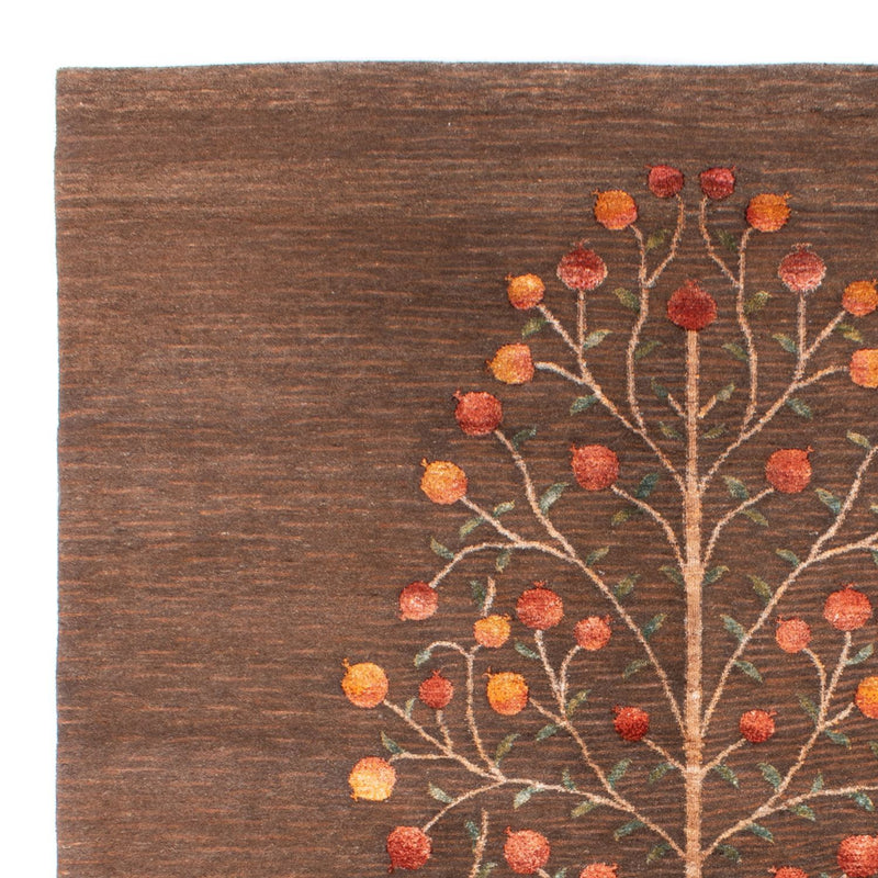 Tapis design - 249 x 187 cm - marron