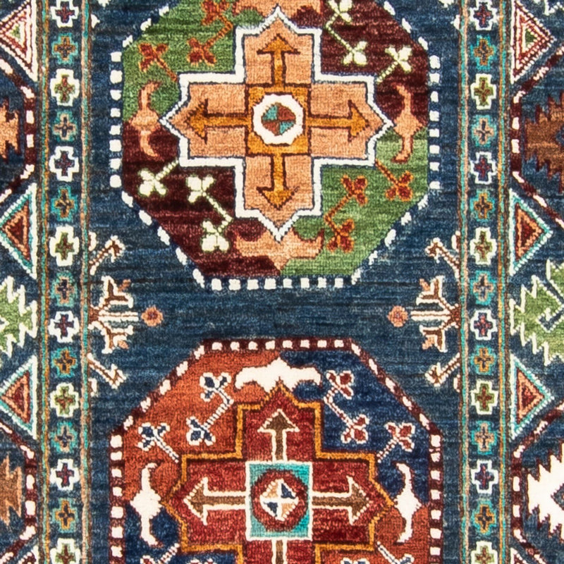 Tapis de couloir Tapis Ziegler - Ariana - 314 x 86 cm - bleu