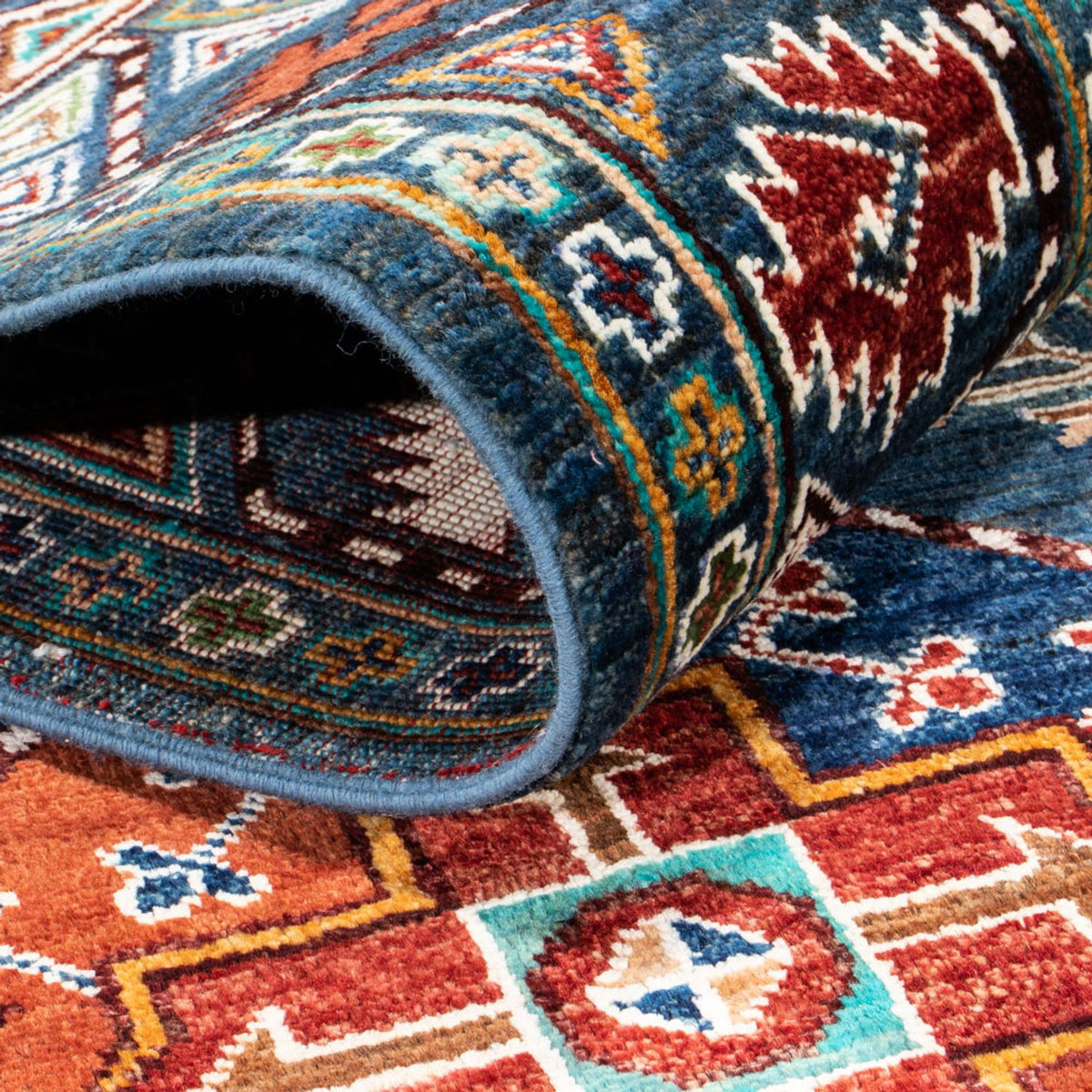 Tapis de couloir Tapis Ziegler - Ariana - 314 x 86 cm - bleu