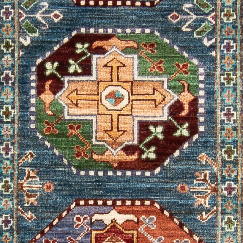 Tapis de couloir Tapis Ziegler - Ariana - 273 x 85 cm - bleu