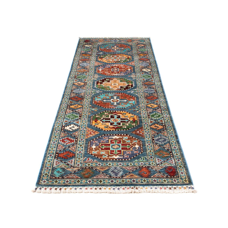 Tapis de couloir Tapis Ziegler - Ariana - 273 x 85 cm - bleu
