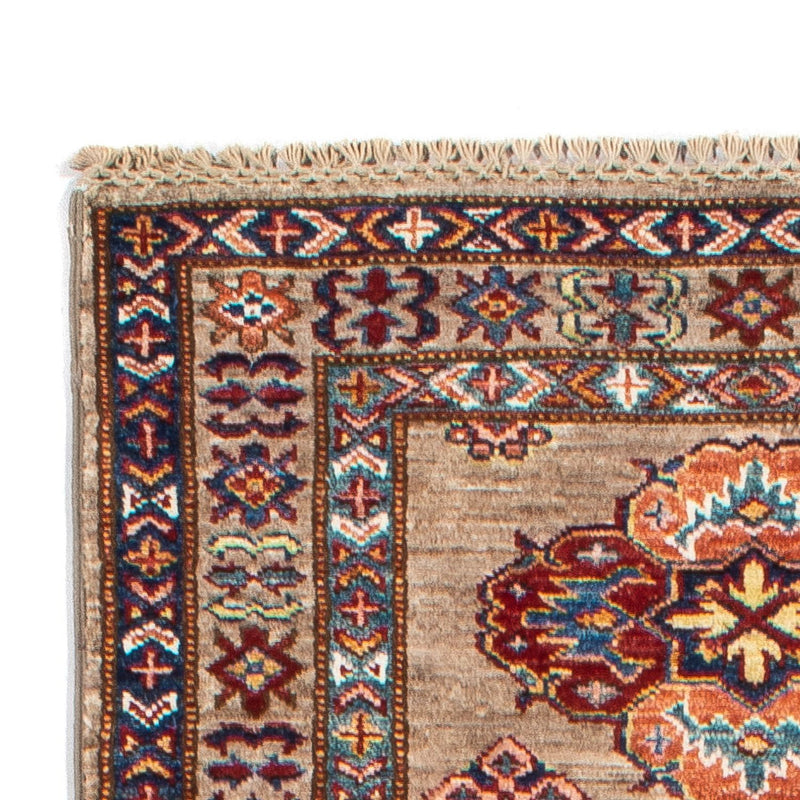 Tapis de couloir Tapis Ziegler - Kazak - 254 x 79 cm - naturel