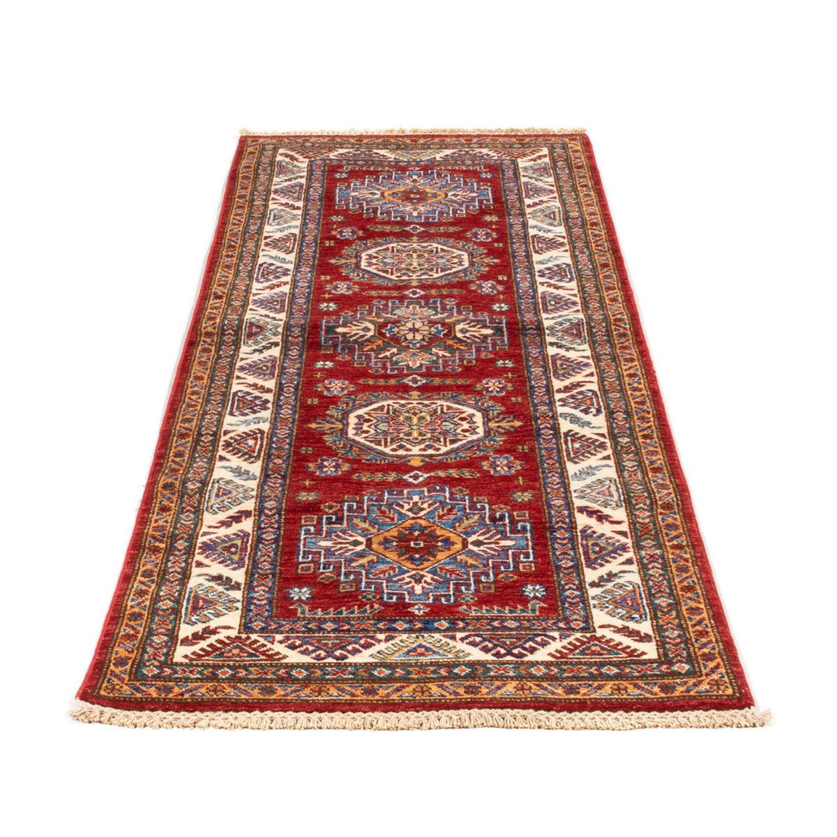 Tapis de couloir Tapis Ziegler - Kazak - 203 x 81 cm - rouge