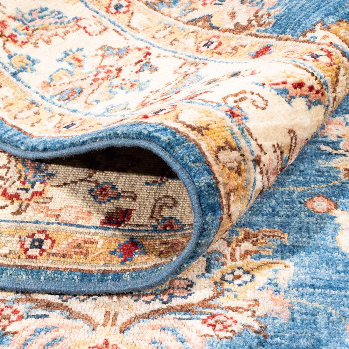 Tapis Ziegler - 183 x 127 cm - bleu