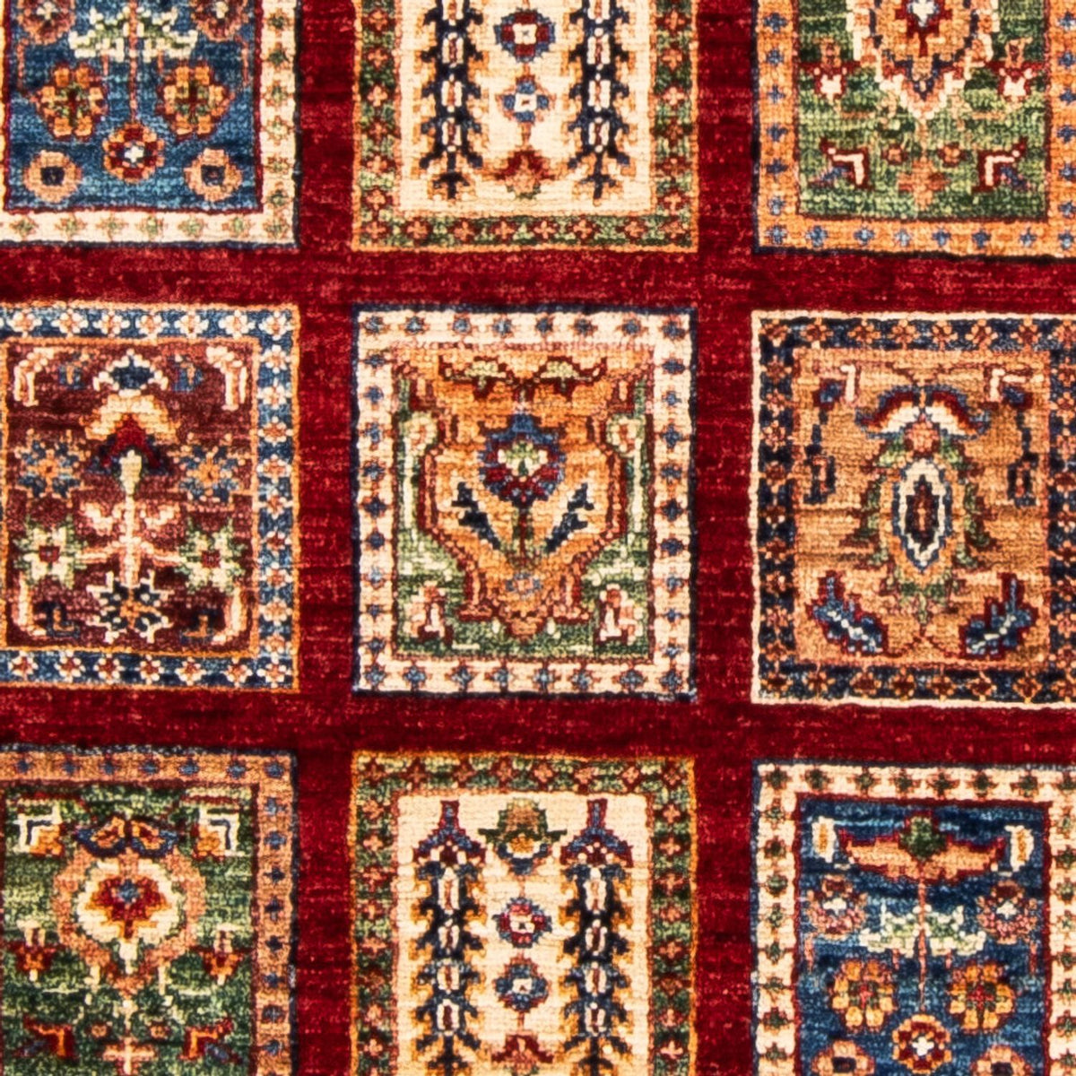 Tapis de couloir Tapis Ziegler - Bakhtiari - 256 x 83 cm - rouge