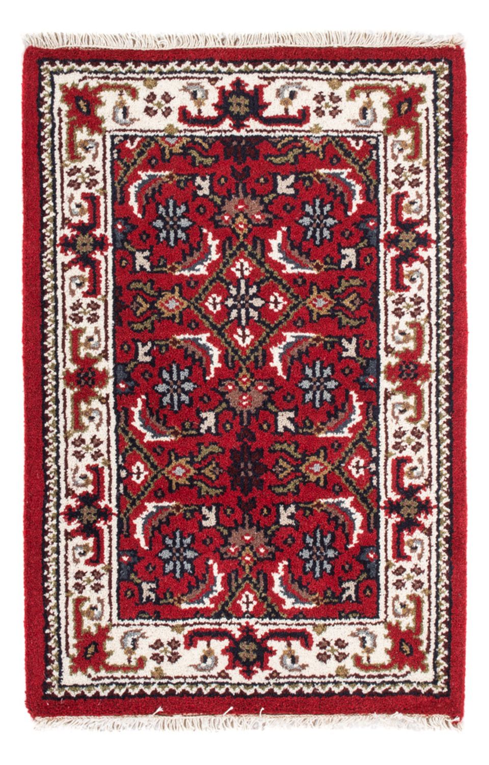 Tapis oriental - Bidjar - Indus - 90 x 60 cm - rouge