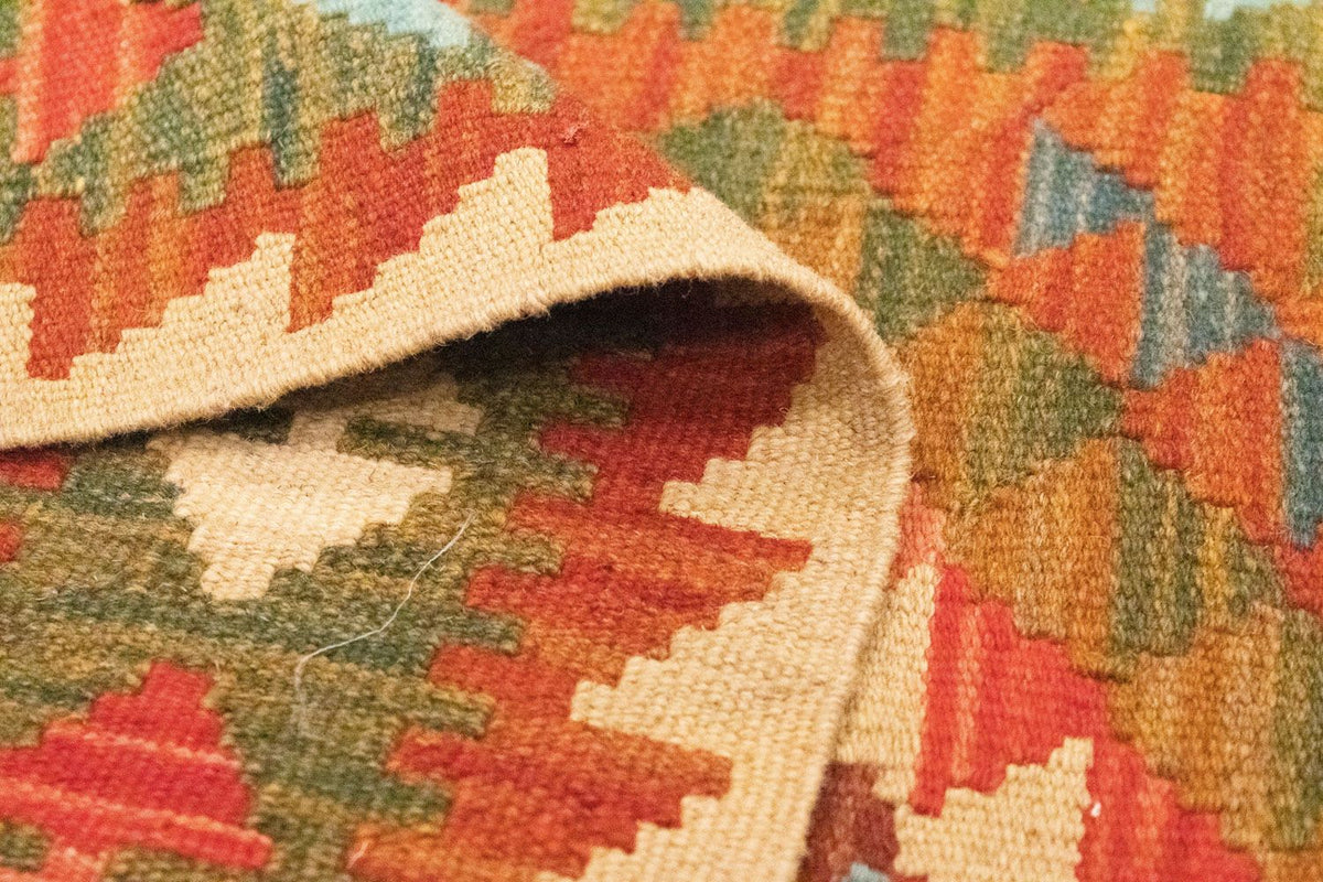 Tapis de couloir Tapis Kelim - Oriental - 300 x 80 cm - marron