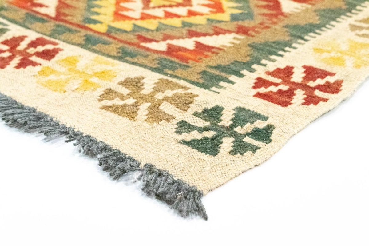 Tapis Kelim - Oriental - 90 x 60 cm - vert