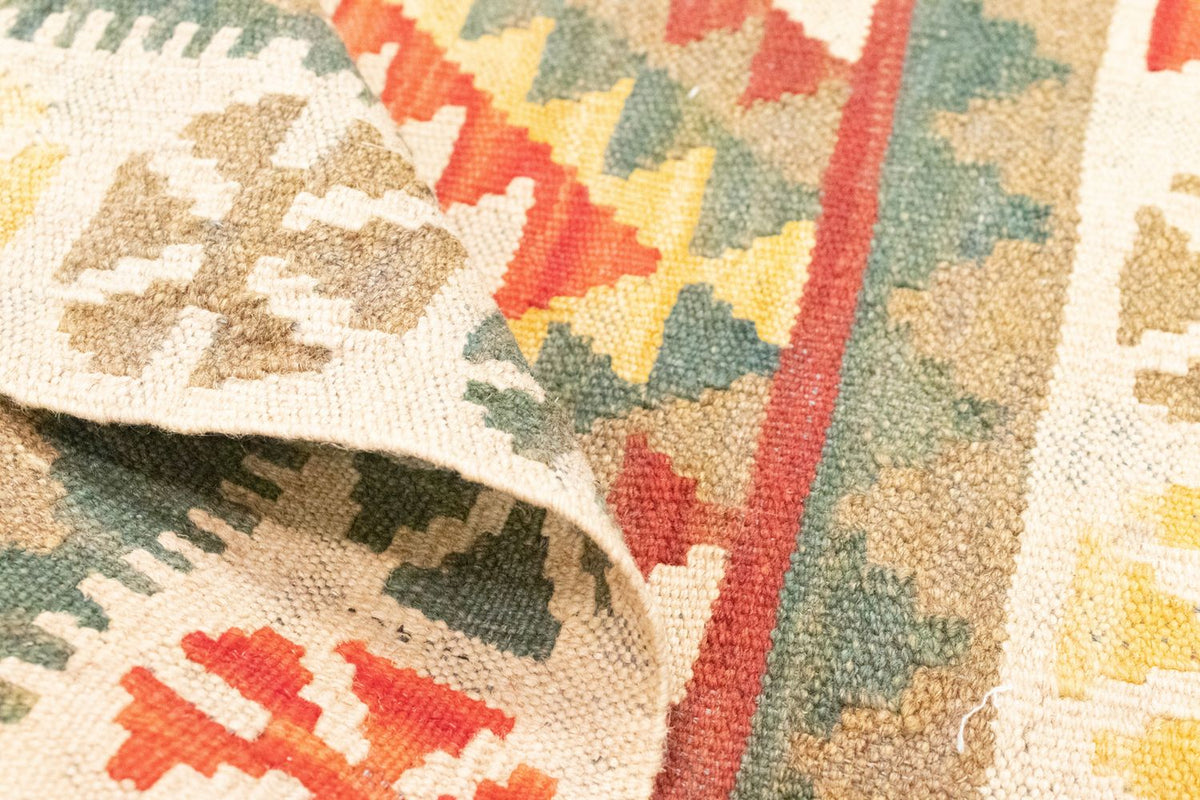 Tapis Kelim - Oriental - 90 x 60 cm - vert