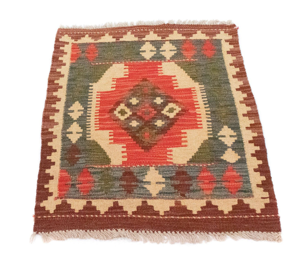 Tapis Kelim - Oriental - 90 x 60 cm - orange