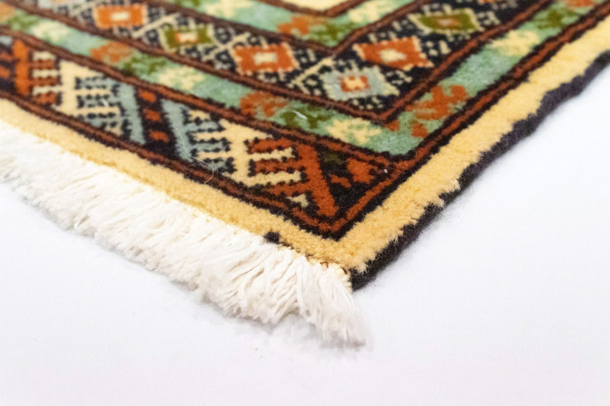 Tapis Turkaman - 91 x 64 cm - bleu