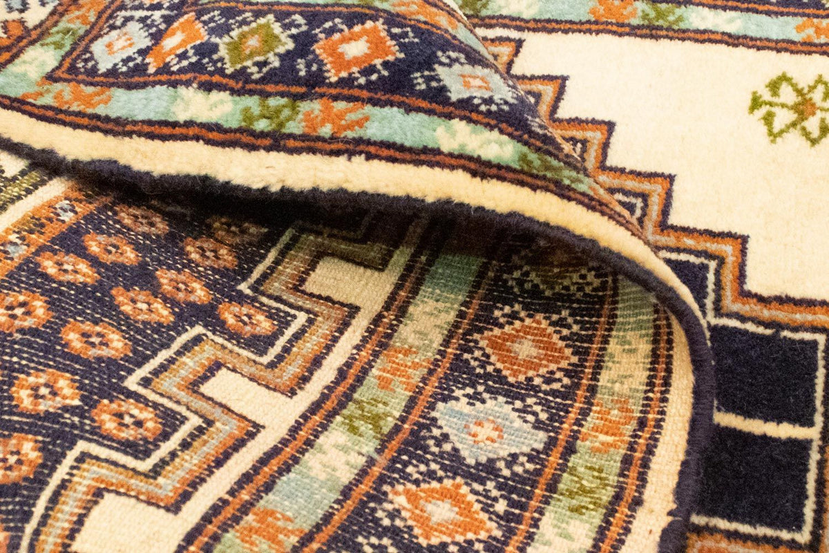 Tapis Turkaman - 91 x 64 cm - bleu