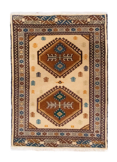 Tapis Turkaman 63x88cm - Tapis persan
