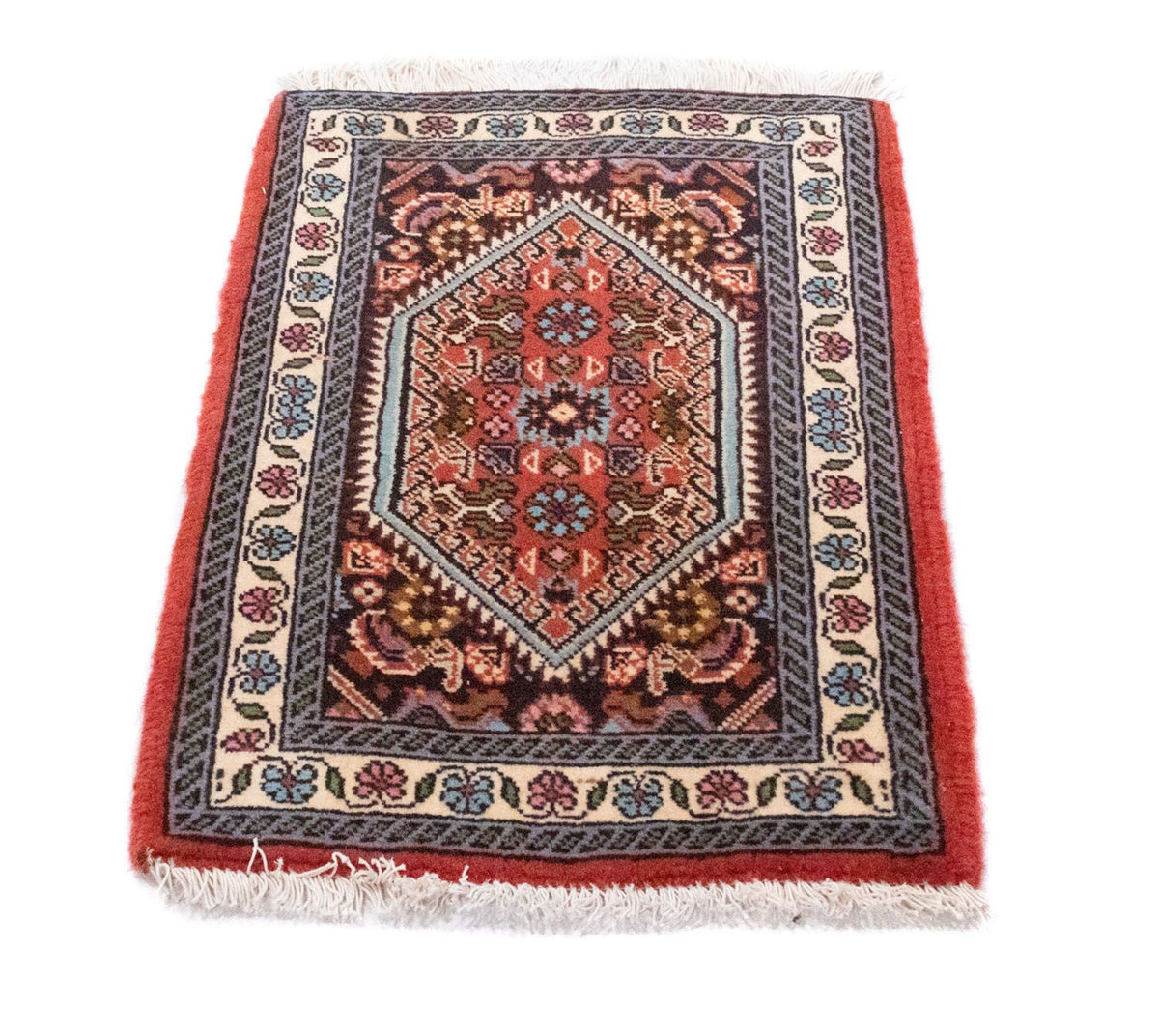 Tapis persan - Bidjar - 60 x 40 cm - rouge