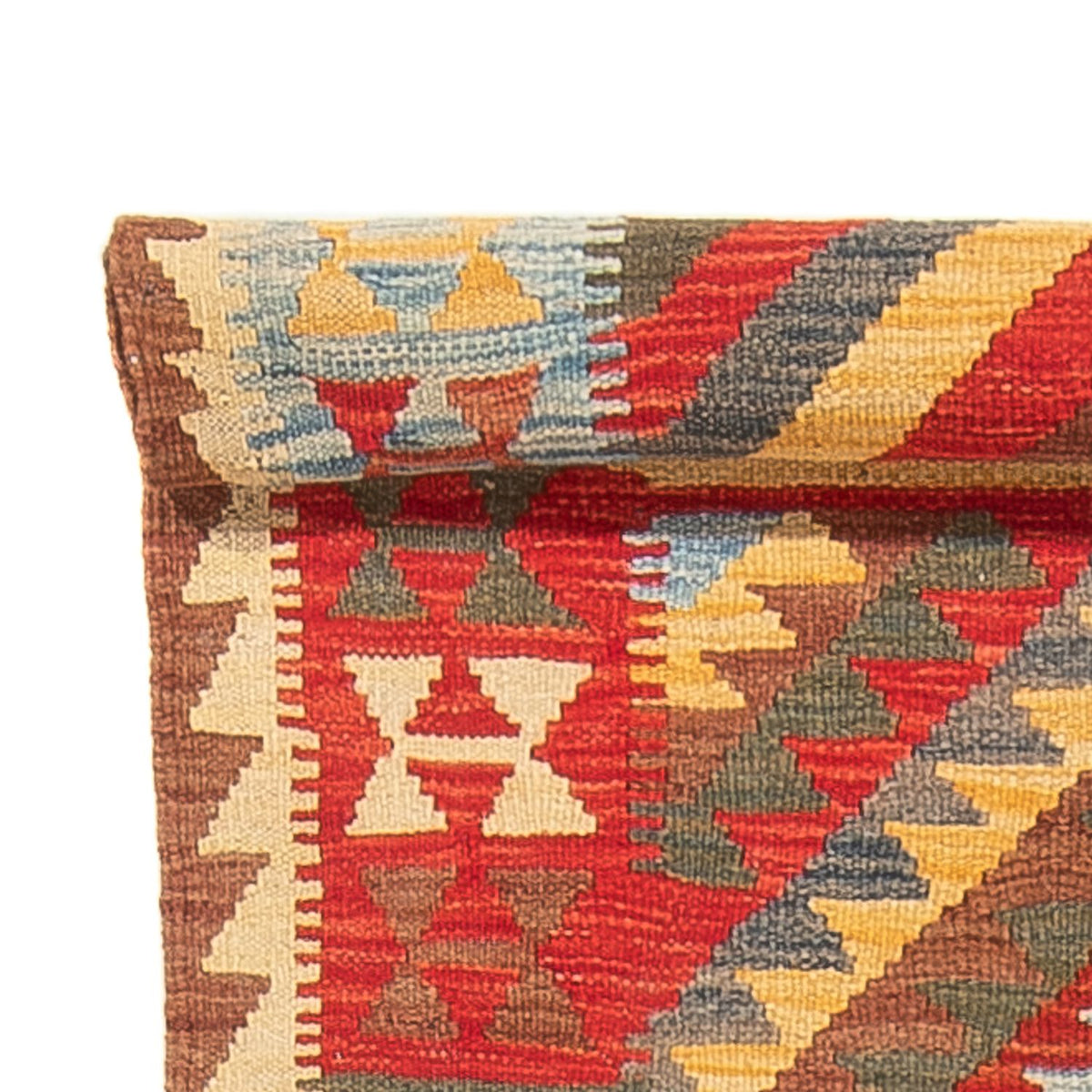 Tapis de couloir Tapis Kelim - Splash - 304 x 76 cm - multicolore