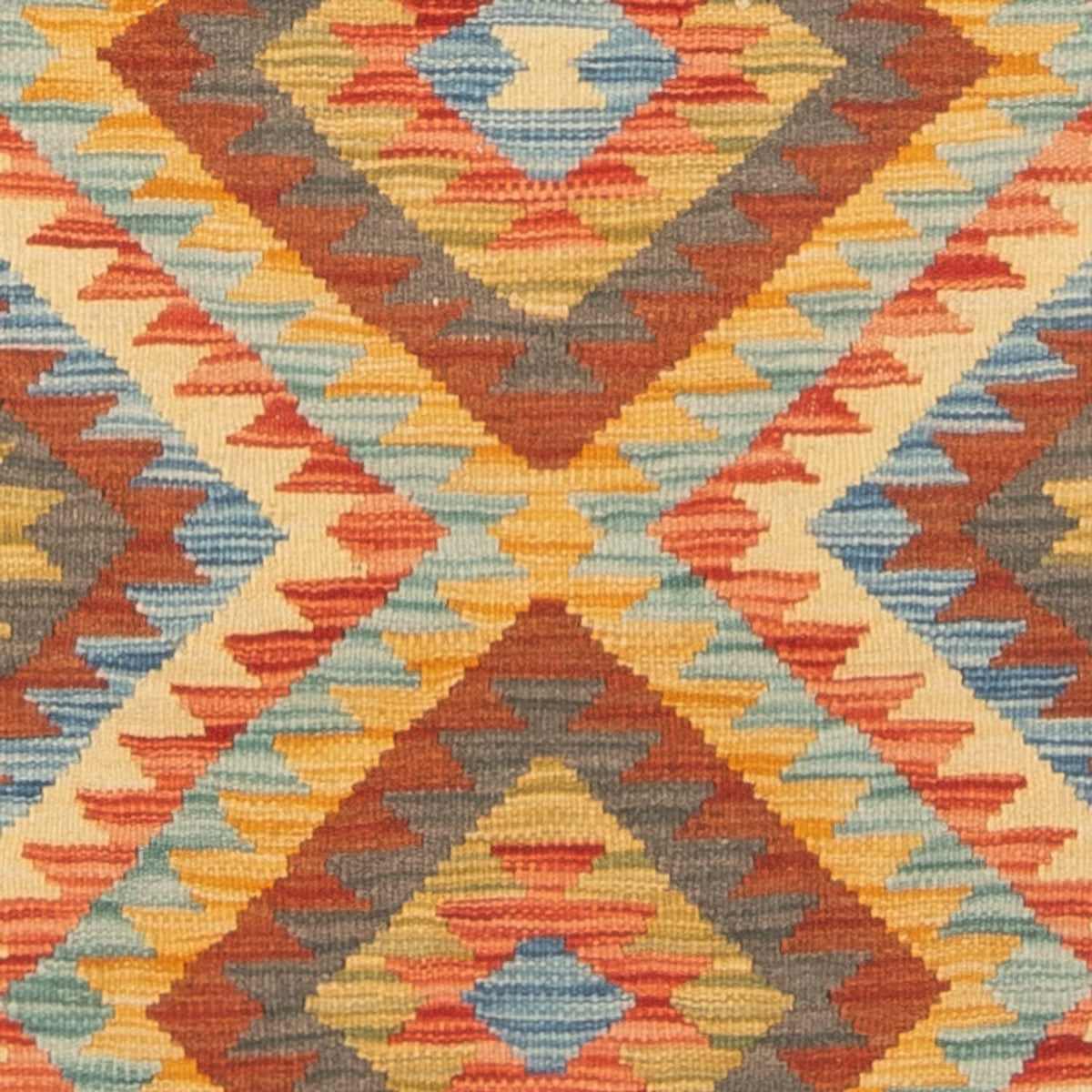 Tapis Kelim - Splash - 119 x 86 cm - multicolore