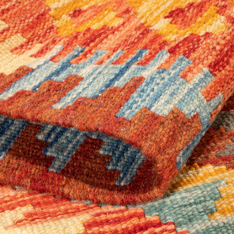 Tapis Kelim - Splash - 119 x 86 cm - multicolore
