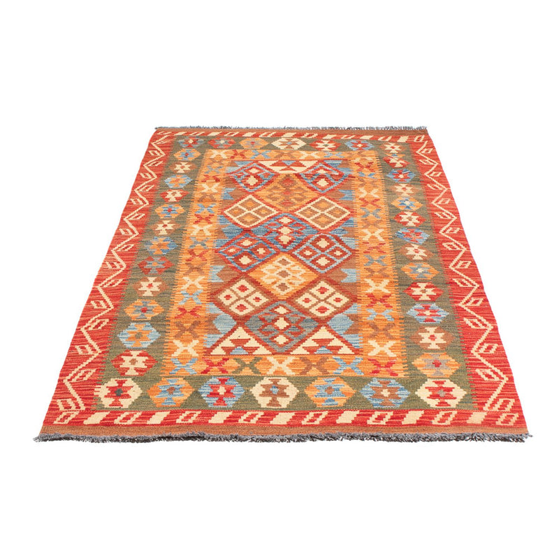 Tapis de couloir Tapis Kelim - Splash - 206 x 104 cm - multicolore