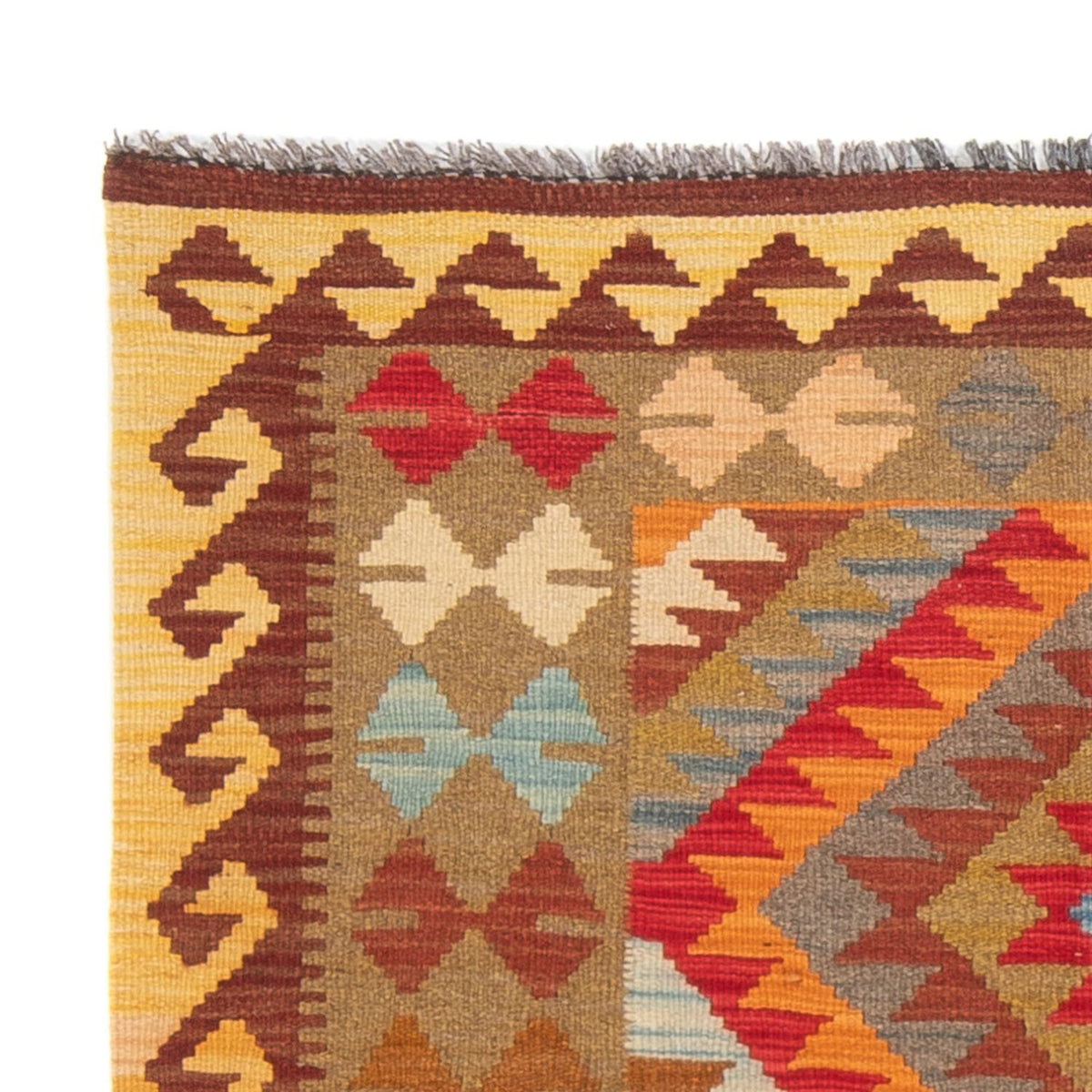Tapis Kelim - Splash - 149 x 103 cm - multicolore