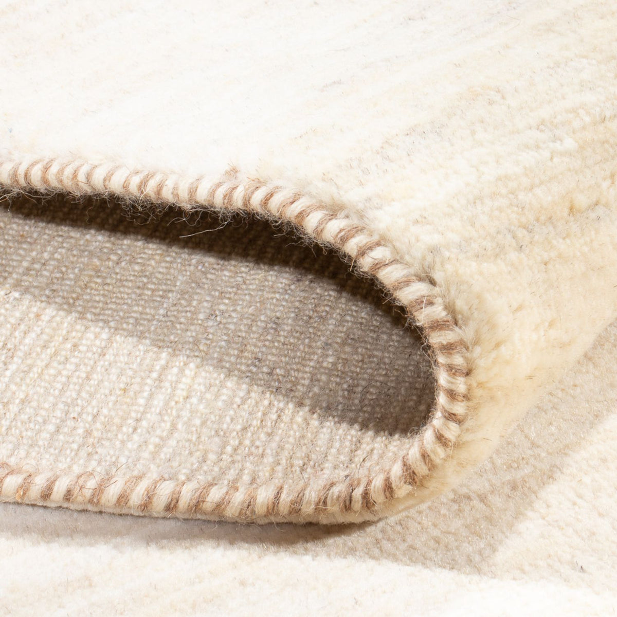 Tapis Gabbeh - Persan - 243 x 174 cm - blanc