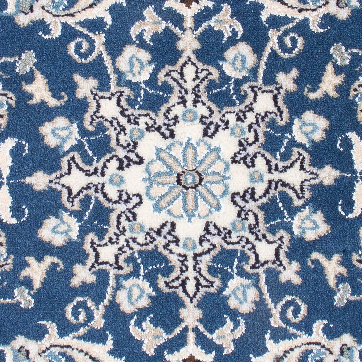 Tapis persan - Nain - 85 x 58 cm - bleu
