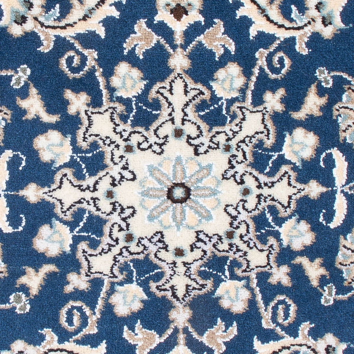 Tapis persan - Nain - 88 x 59 cm - bleu