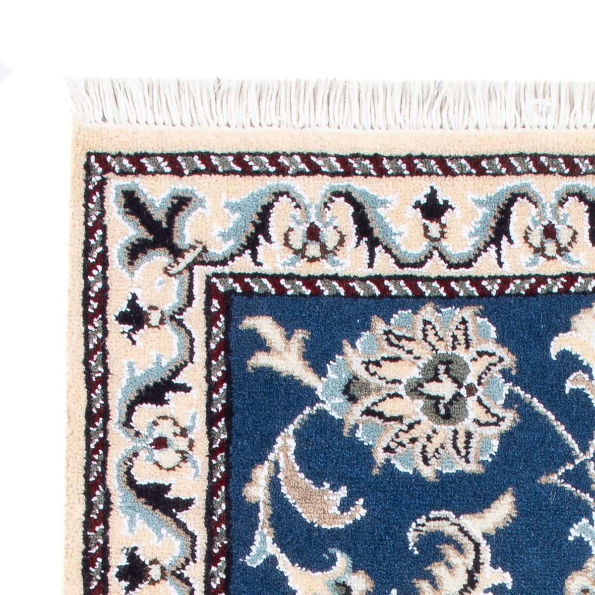 Tapis persan - Nain - 88 x 59 cm - bleu