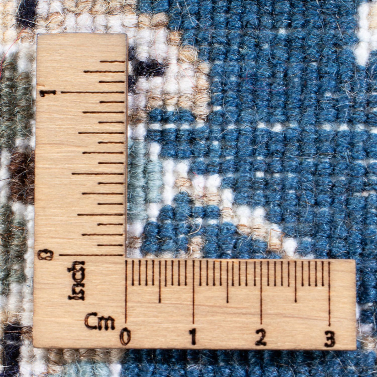 Tapis persan - Nain - 88 x 59 cm - bleu