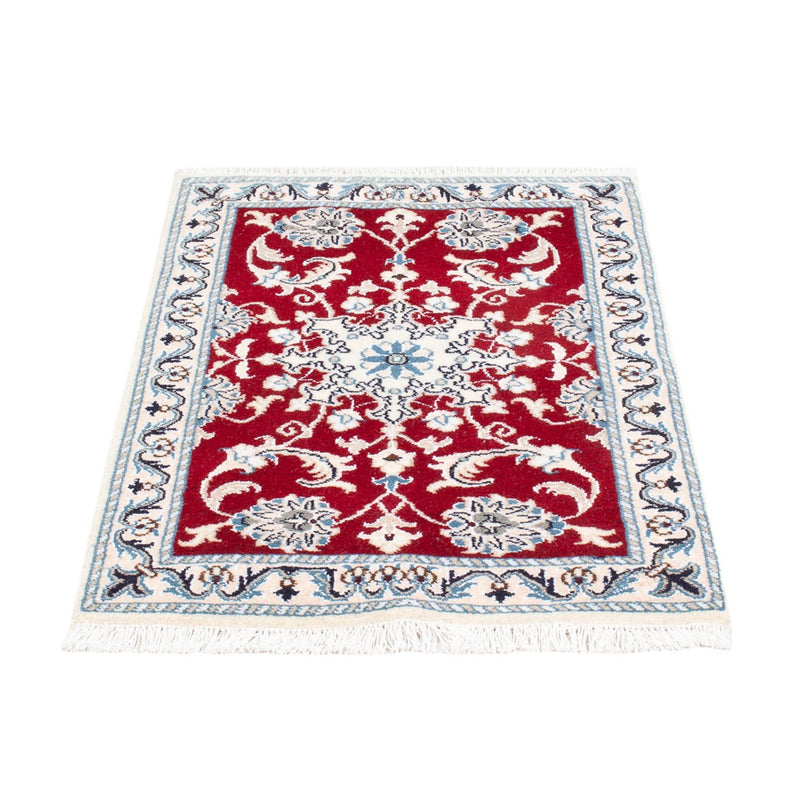 Tapis persan - Nain - 87 x 59 cm - rouge