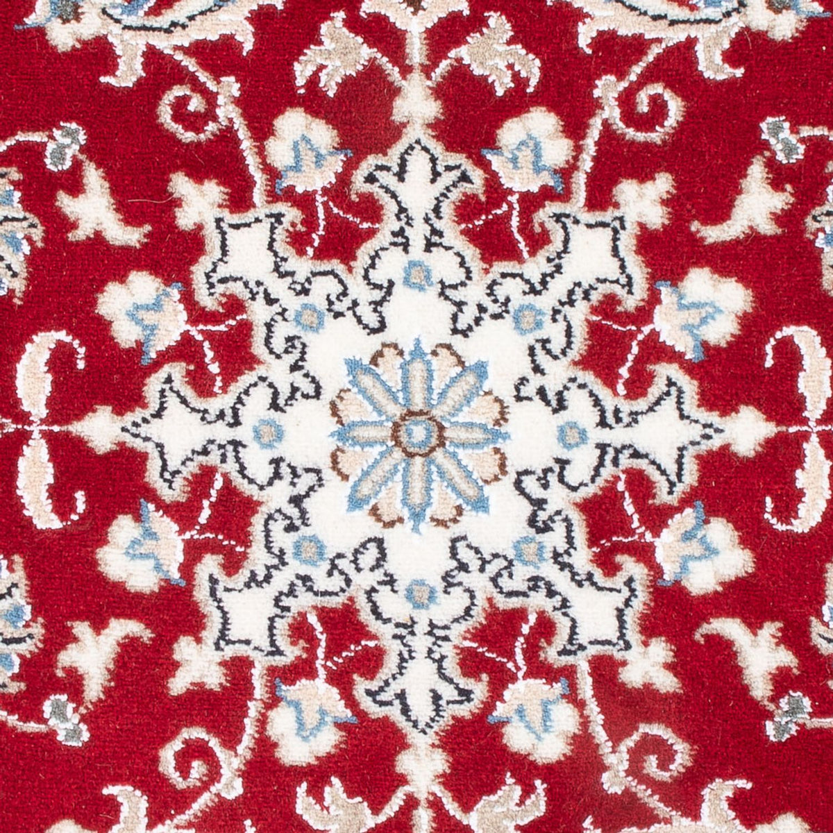 Tapis persan - Nain - 94 x 60 cm - rouge
