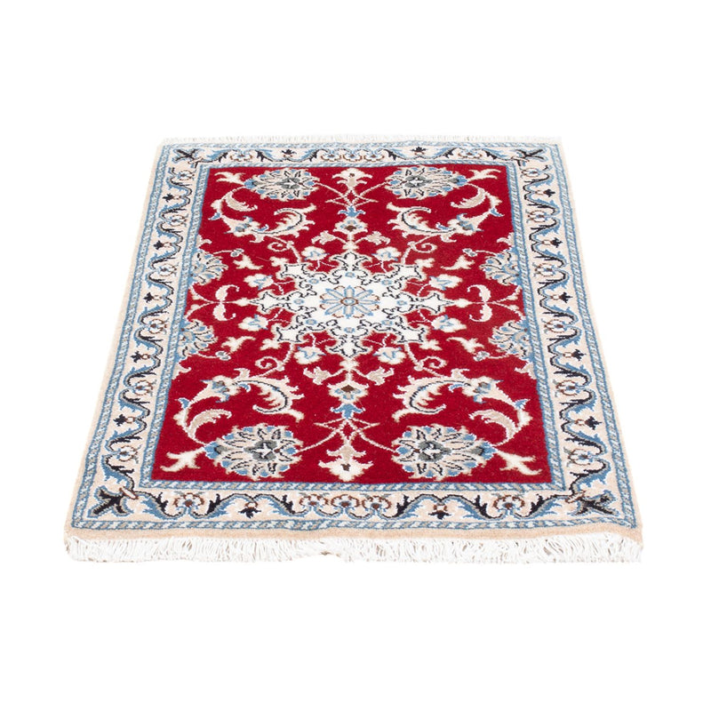 Tapis persan - Nain - 94 x 60 cm - rouge