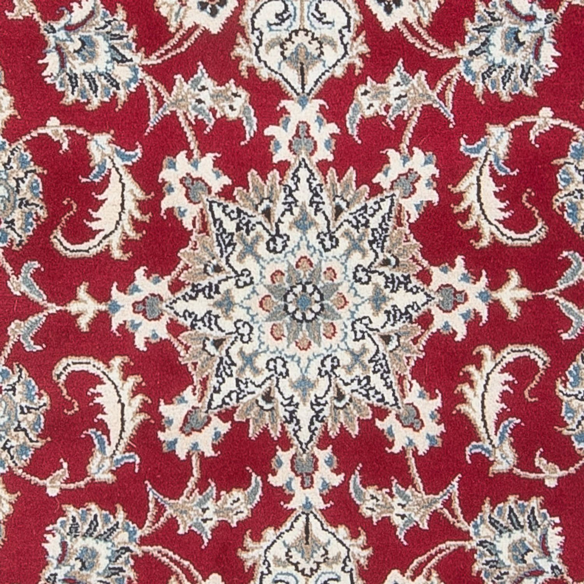 Tapis de couloir Tapis persan - Nain - 298 x 79 cm - rouge