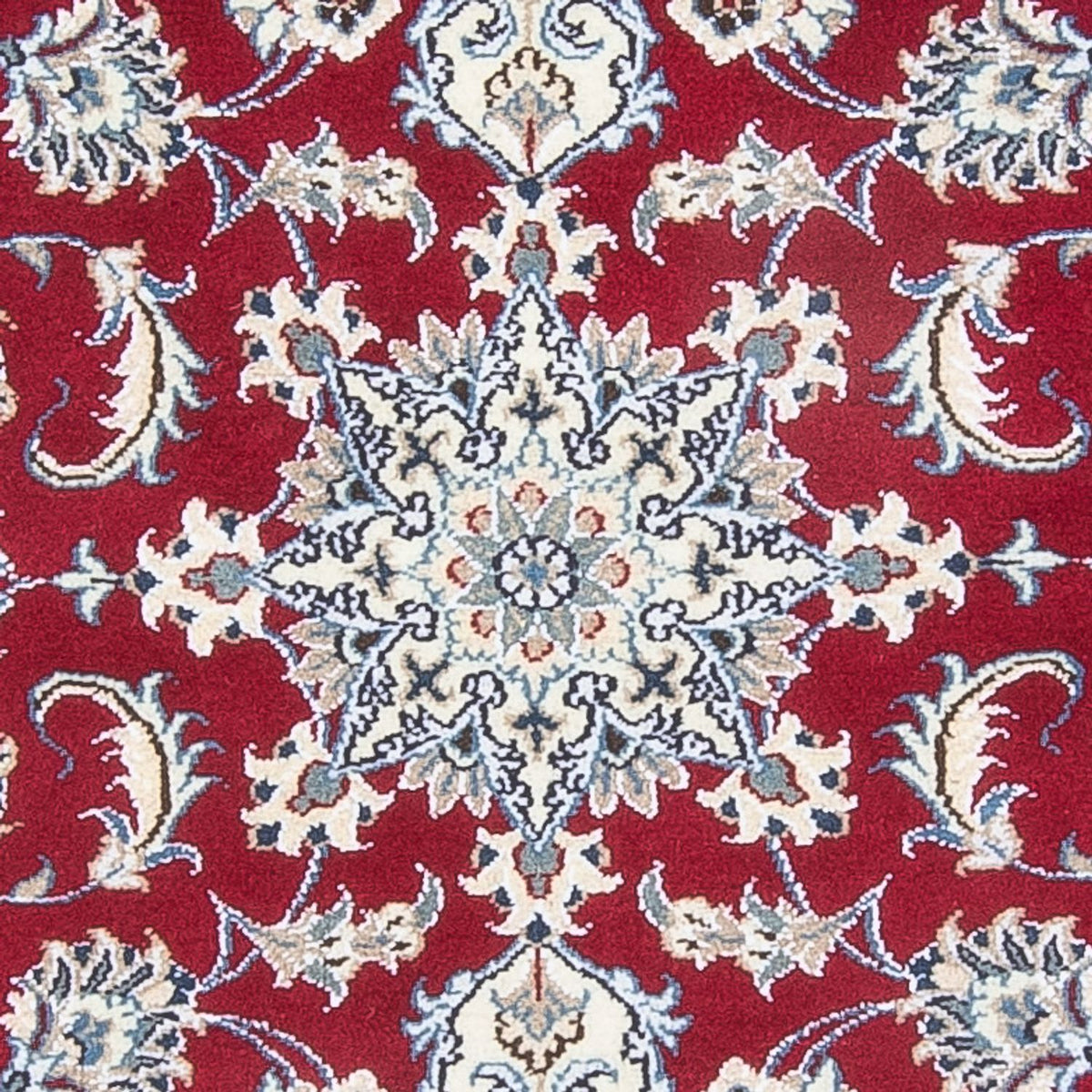 Tapis de couloir Tapis persan - Nain - 294 x 79 cm - rouge