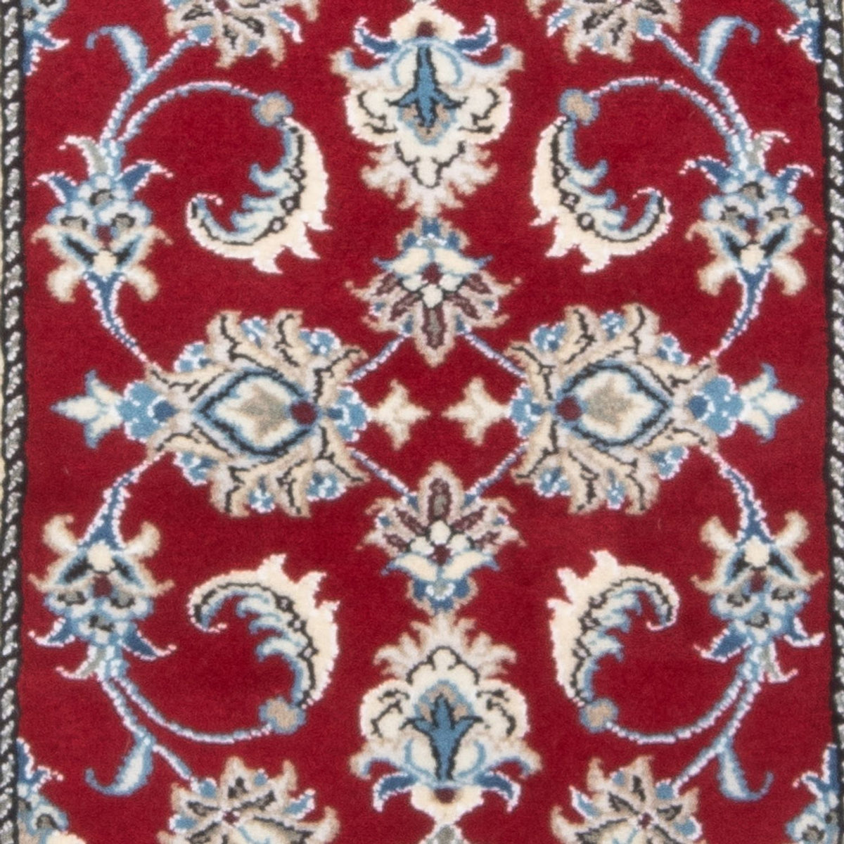 Tapis de couloir Tapis persan - Nain - 195 x 58 cm - rouge