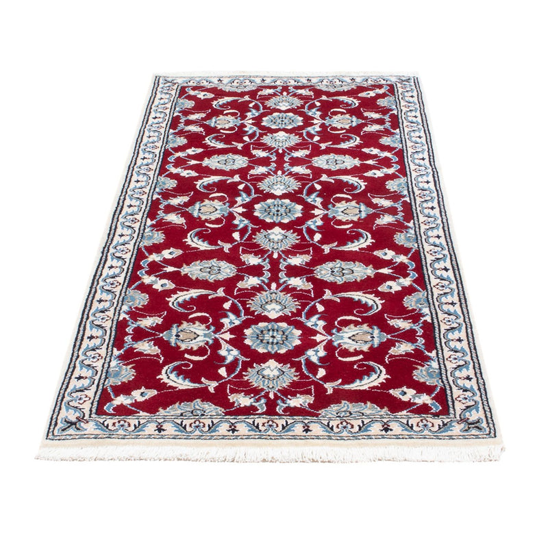 Tapis de couloir Tapis persan - Nain - 189 x 78 cm - rouge