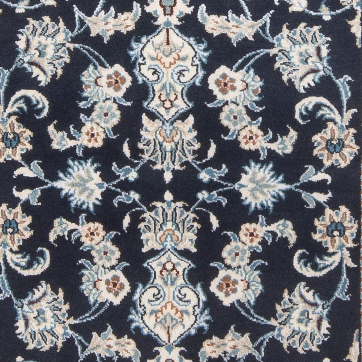 Tapis de couloir Tapis persan - Nain - 210 x 79 cm - bleu foncé
