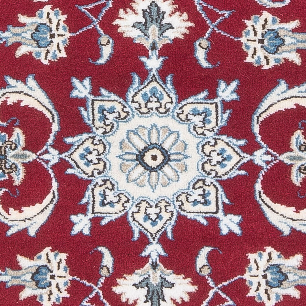 Tapis persan - Nain - 136 x 69 cm - rouge
