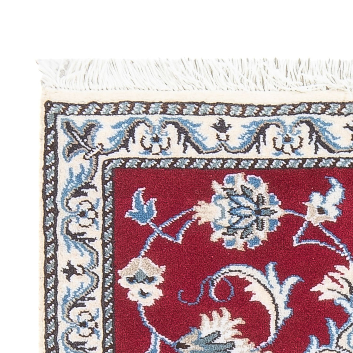Tapis persan - Nain - 136 x 69 cm - rouge