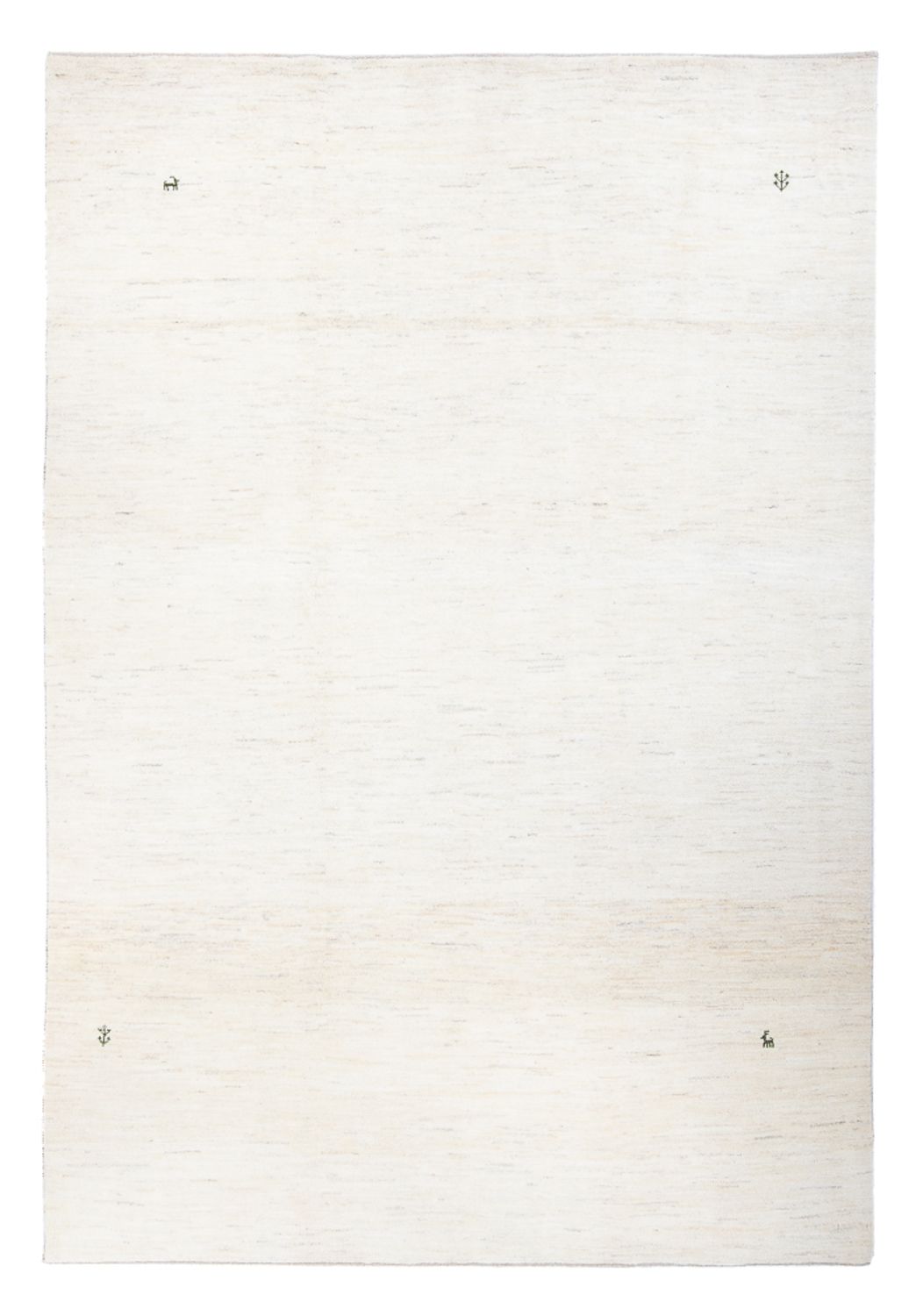 Tapis Gabbeh - Persan - 294 x 205 cm - blanc