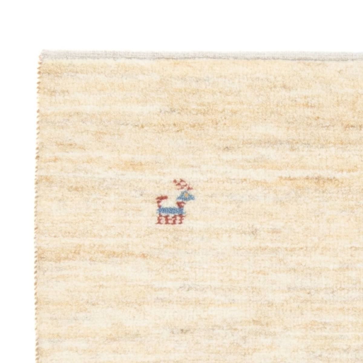 Tapis Gabbeh - Persan - 139 x 71 cm - beige clair