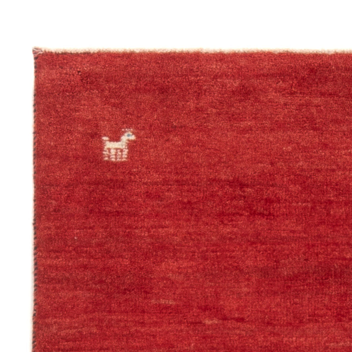 Tapis Gabbeh - Persan - 139 x 73 cm - rouge