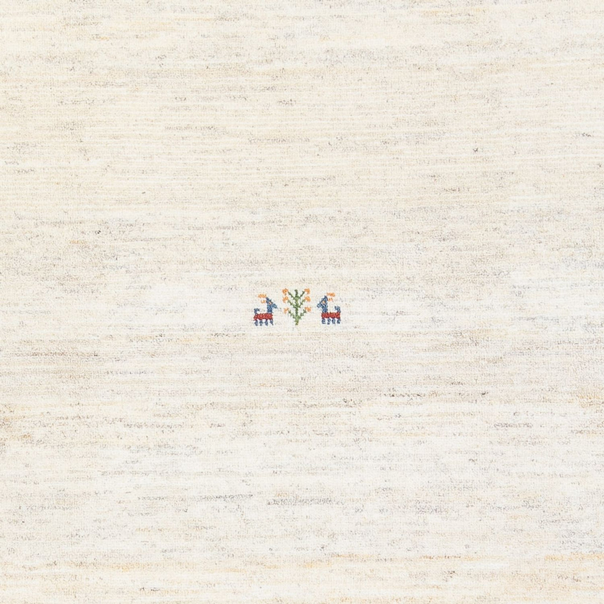 Tapis Gabbeh - Persan - 237 x 197 cm - blanc
