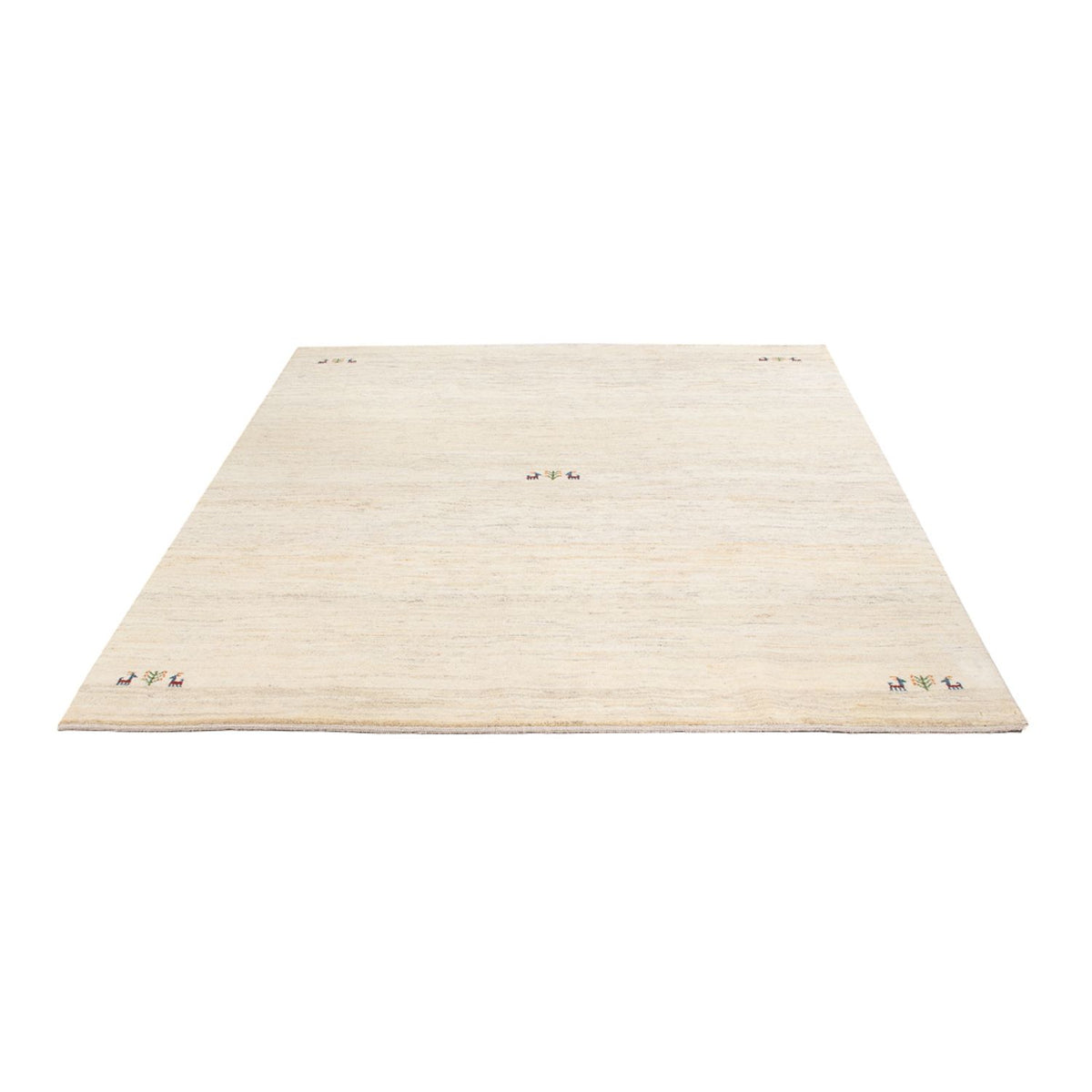 Tapis Gabbeh - Persan - 237 x 197 cm - blanc