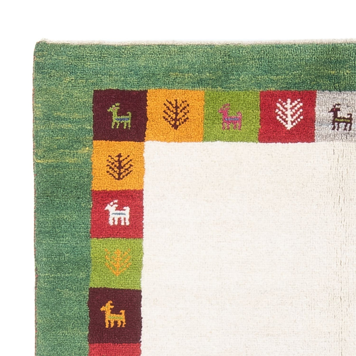 Tapis Gabbeh - Persan - 180 x 116 cm - multicolore