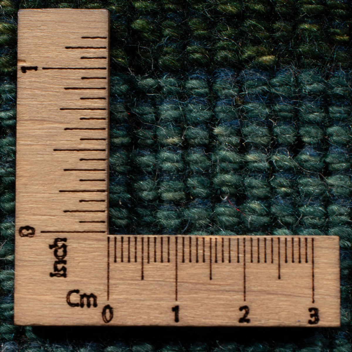 Tapis Gabbeh - Persan - 87 x 61 cm - vert